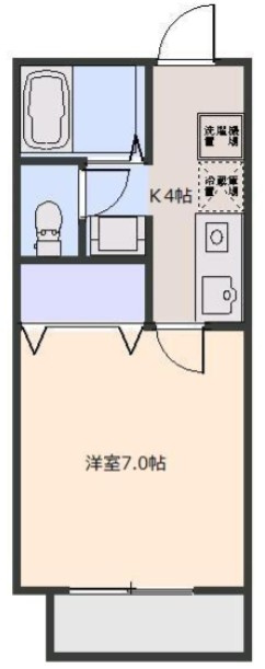 シャロームKの間取り