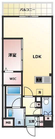 LEGALAND NISHINOMIYA PARKSIDEの間取り