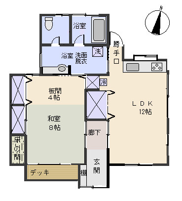 南伊豆町　手石の間取り