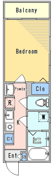 The Room's 武蔵小山の間取り