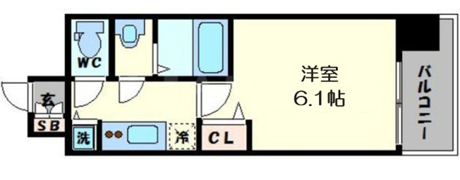 【間取り】 | プレサンス玉造駅前