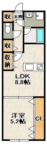 ゼニス宝塚の間取り