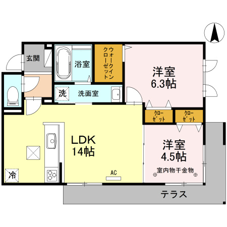グランガーデンの間取り