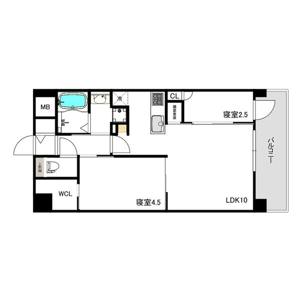 THE SENSE RESIDENCE 甲南山手の間取り