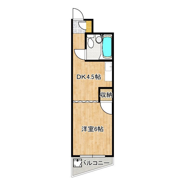 サンローズ小林Ⅱの間取り|間取り図です