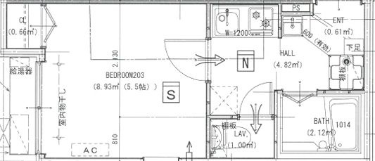 メゾン・ド・ソレイユ大島の間取り