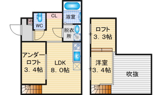 【間取り】 | RadIAnce桜本町 | 略図の為、現状優先