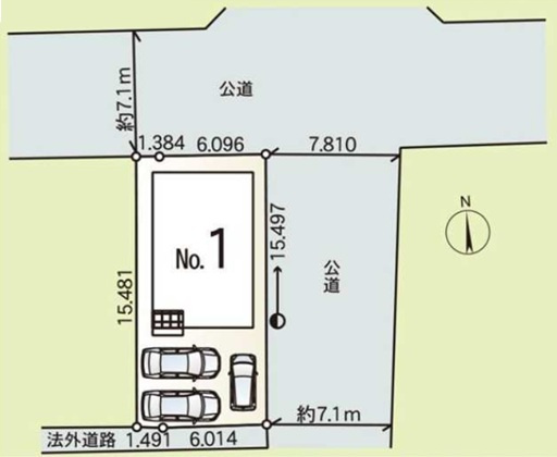 【新築戸建】佐野市天神町第5の区画図|■区画図