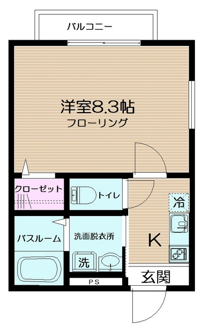 シャトレバレ町屋 の間取り|間取りです。
