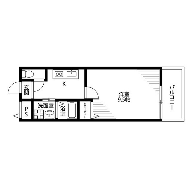 アムール松谷Ⅱの間取り