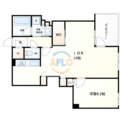 ブランズタワー大阪本町　開平小学校区の間取り|ブランズタワー大阪本町　間取り