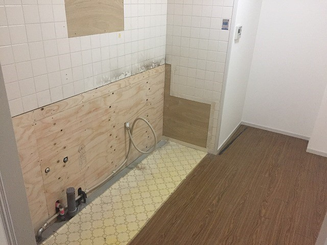 新しくシステムキッチンが導入されます。 