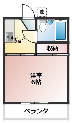 コーポトキの間取り