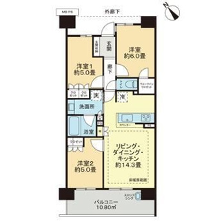【間取り】 | ライオンズ朝霞台ベルポート