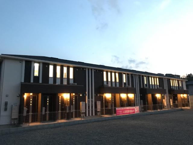熊本市北区津浦町のアパートのその他|外観写真（夜）