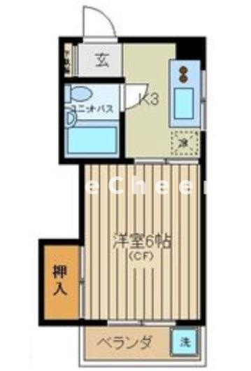 【間取り】 | コーポ勝田