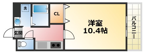キャッスルプラザ甲子園アネックスの間取り