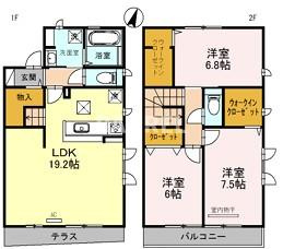 ワンダフルライフ箕面の間取り