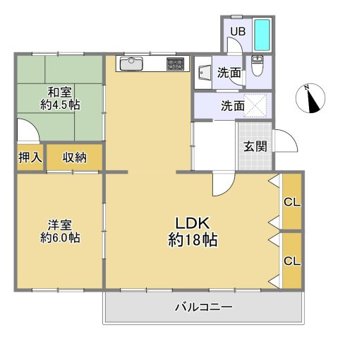 【間取り】の画像