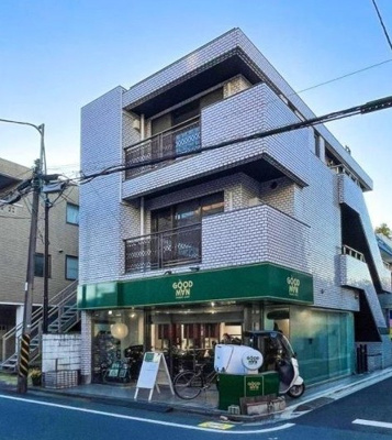【外観】 | リリーフ浜田山 | 鉄筋コンクリート造のがっちりとした建物。