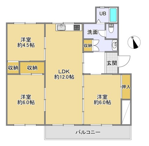 上高丸南住宅5号棟の画像