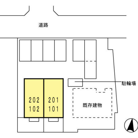 レジアスＮ-Ⅱの区画図