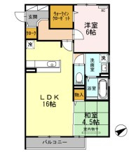 たまきB棟の間取り