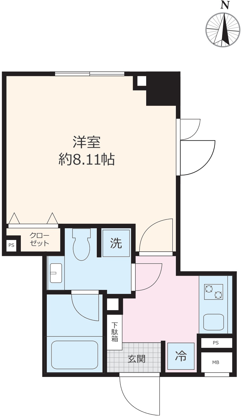 Casa千駄木の間取り