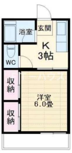 富貴荘の間取り