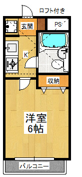 塩焼第3メゾンの間取り