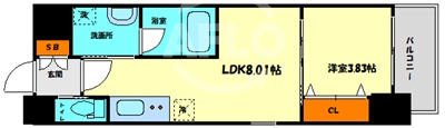滝川公園プライマリーワンの間取り|滝川公園プライマリーワン　間取り