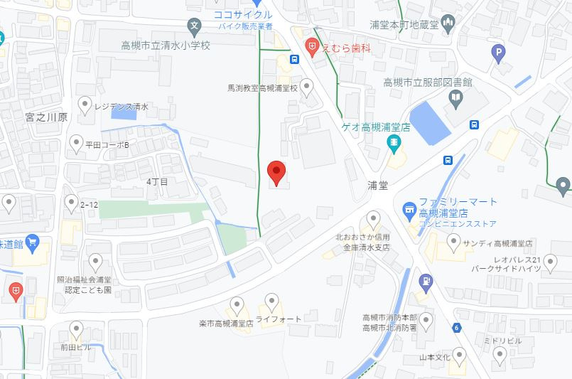 ベルソラーレの地図