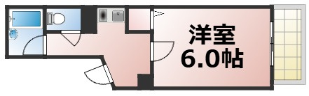 【間取り】 | エトワールヴィルーR深江橋駅前　仲介手数料無料