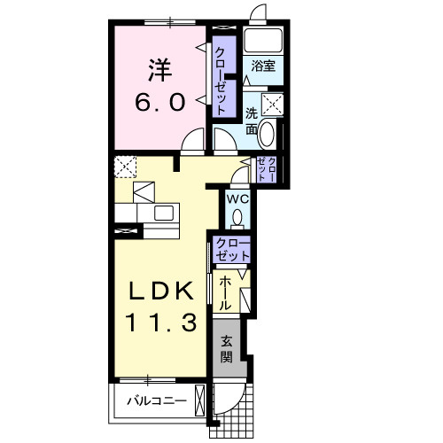 エレガンシアの間取り|間取図