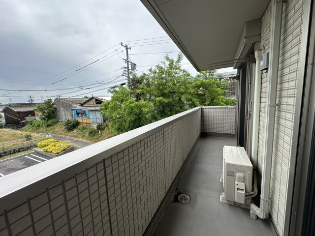 エクレール　A棟のバルコニー