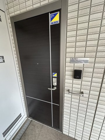 エクレール　A棟の玄関