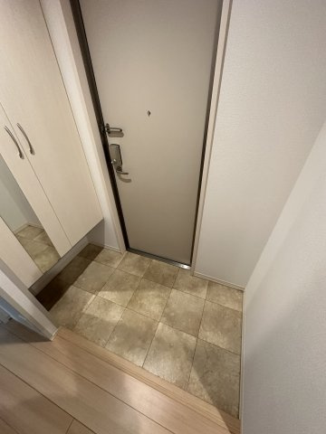 エクレール　A棟の玄関