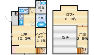 【間取り】 | RadIAnce桜本町 | 略図の為、現状優先
