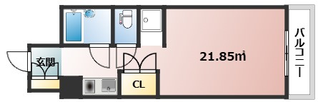 広島市西区井口２丁目の賃貸マンションの間取り