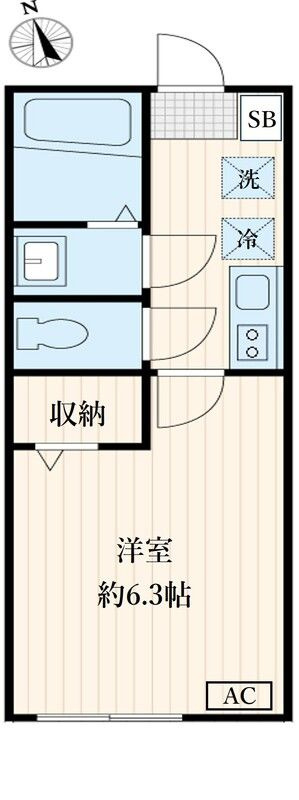 フラワーヒルズ弘明寺の間取り