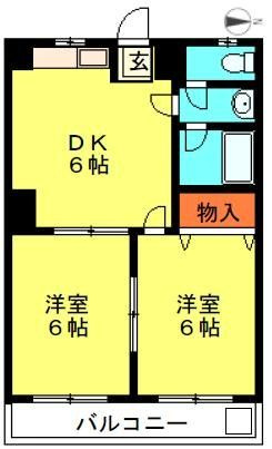 メゾンかいざかの間取り