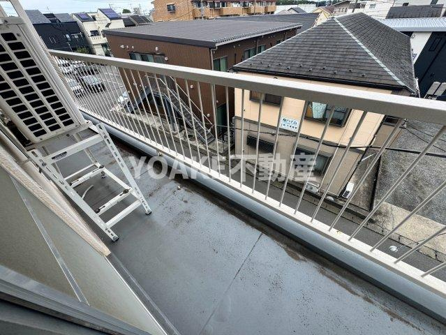 柳橋東和マンションBのバルコニー