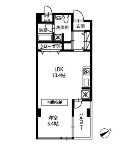 ベルエキップの間取り