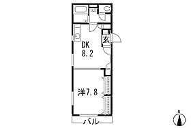 ヘーベルメゾンＮの間取り