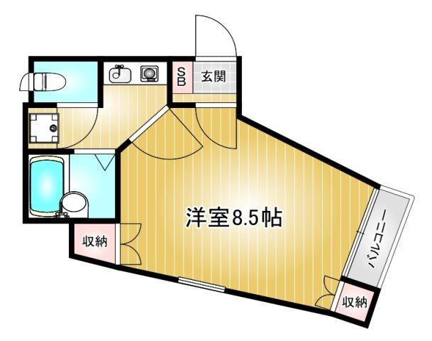 ベストビル|名古屋市の賃貸ならMy賃貸の間取り|ベストビル