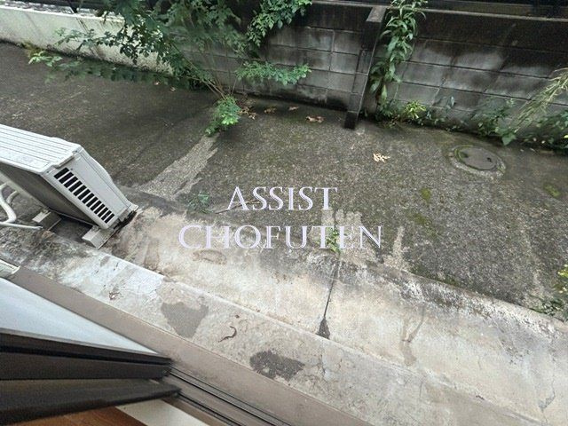 調布パークスのバルコニー