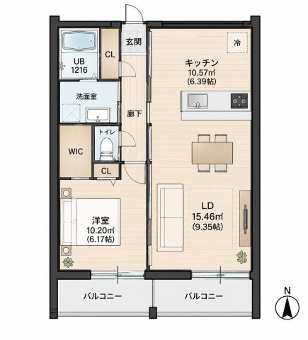 REGINA大在の間取り