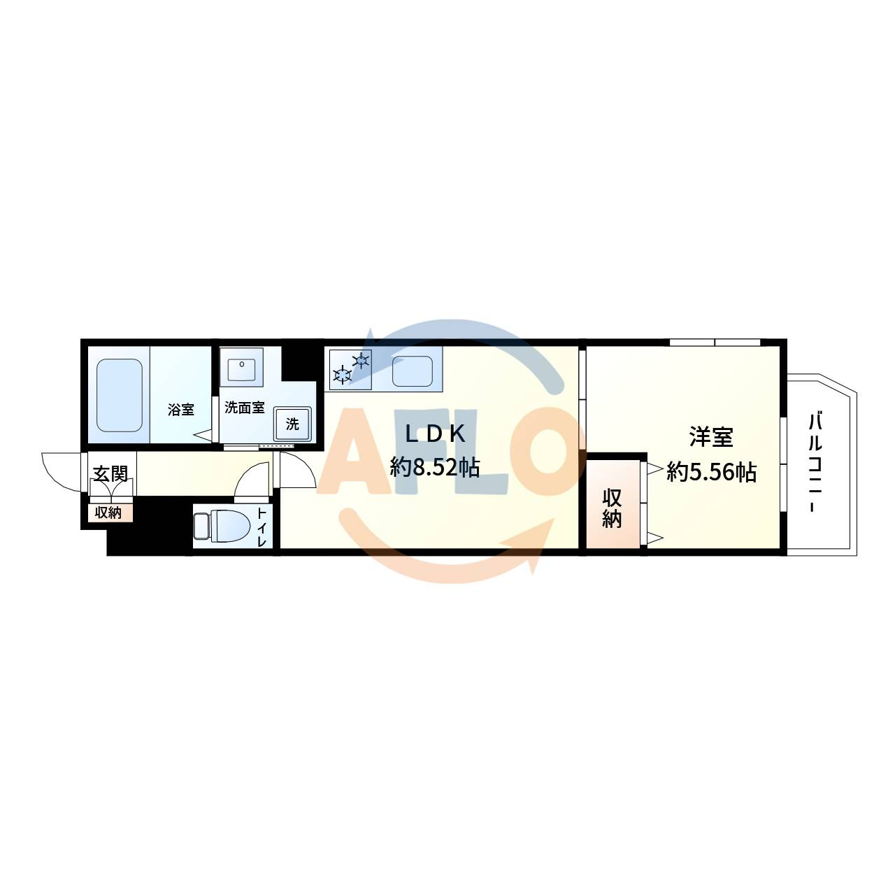 エクシード田中の間取り|エクシード田中　間取り