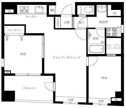 レグノ・ヴェール明石町の間取り