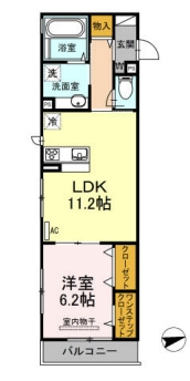 ラフィーネの間取り